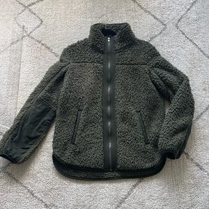 Abercrombie Full Zip Fleece Sherpa Jacket